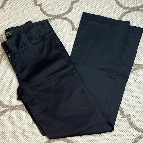 J. Crew City-Fit Madison Stretch Chino black Pants, size 0 short - Picture 3 of 17